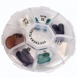 日式七天药片盒 7分格创意超迷你便携小物收纳盒 旅行出行储物盒 MY-J1